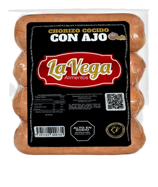Chorizo Cocido con Ajo